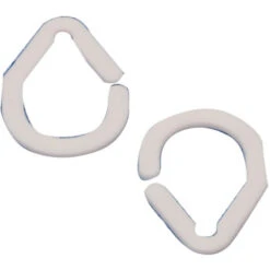 Anelli Bianchi X Tende Doccia (16 Pz.)