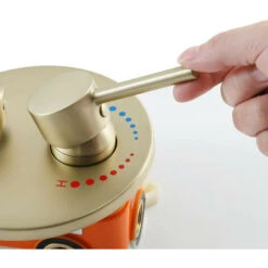 Sistema Doccia Oro Spazzolato, Set Doccia A Incasso Con Soffione E Doccetta, 25X25cm Soffione Doccia A Pioggia Per Bagno -Stile Bagno 76486743 4