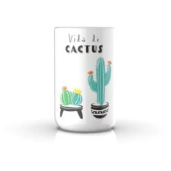 Porta Spazzolini Da Appoggio Fantasia Bicchiere Mod. Cactus
