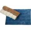 Tappeto Tappetino Da Bagno In Cotone 50X70 AVORIO 1100 Gr/Mq MAURER Mod. Sottile