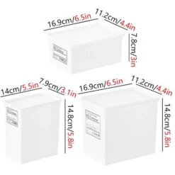 Scatola Portabiancheria In Polvere Scatola Portabiancheria Stendibiancheria Con Coperchio Scatola Portaoggetti Piccola Scatola Portaoggetti Antipolvere 1 Pezzo (corto 16,9 Cm × 11,2 Cm) -Stile Bagno 76775892 5