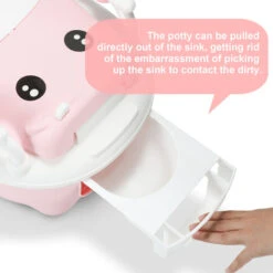 Randaco Vasino Per Bambini, Vasino Per L'apprendimento, Vaso Da Notte, Accessorio Per Toilette, Divertente Trainer Per Toilette Per Bambini -Stile Bagno 76933912 5