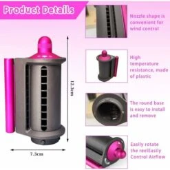 Accessorio Accessorio Per Asciugacapelli Ugello Antifurto Raddrizza Accessorio Applica A Dyson Airwrap HS01/HS05 1pc (solo Accessori) -Stile Bagno 78200211 3
