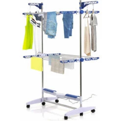 Stendino Verticale Elettrico Stendibiancheria A Torre Salvaspazio Richiudibile -Stile Bagno 78571720 5