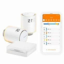 Netatmo Kit Di Base Valvole Intelligenti Per Termosifoni, Multicolore (Manuale D'Istruzioni Solo In Lingua Francese)