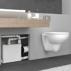 SFA 0017, Trituratore Da Incasso Per Montaggio A Parete SaniPack, Bianco - 17 -Stile Bagno 78928296 3