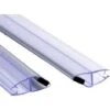 ZIK Guarnizione Magnetica Box Doccia Vetro 6-8 Mm Ricambio Verticale - 200 Cm - Black - Trasparent