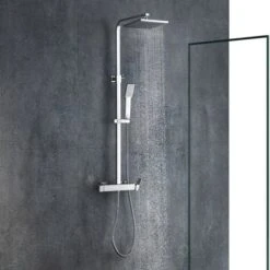 Colonna Doccia Con Miscelatore Meccanico Diamante - Spazio