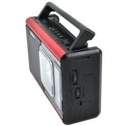 Trade Shop - Radio Portatile A Batteria Usb Sveglia Q-fm40 Altoparlante Bluetooth Con Torcia -Stile Bagno 80935148 5