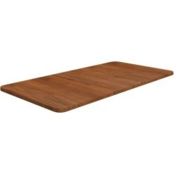 Piano Bagno Marrone Scuro 80x40x1,5cm Legno Massello Trattato VidaXL