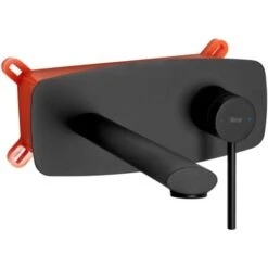 Rubinetto Da Incasso Rea Oval Black + Box
