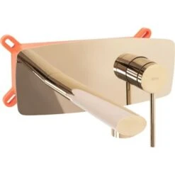 Rubinetto Da Incasso Rea Oval Gold + Box