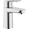 Grohe BauLoop, Miscelatore Lavabo Con Cartuccia 28 Mm, Cromato (23337000)