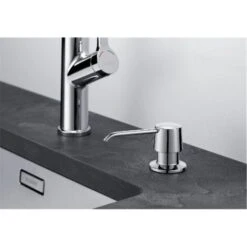 LIVEA Dispenser Di Sapone Liquido In Acciaio Inossidabile, 250 Ml, Cromato (DMZCR)