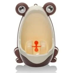 None Vasini Allenamento Portatile Orinatoio Bambino Per Ragazzi Vasino Per Bambini Vasino Di Rana Di Allenamento (marrone)