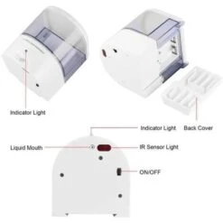 None Dispenser Sapone Automatico Con Sensore Infrarossi Dispenser Sapone Bagno -Stile Bagno 81947252 4