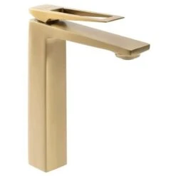 Rubinetto Da Lavabo Rea PARKER Brush Gold High -Stile Bagno 82226678 3