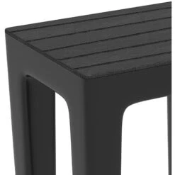 Sgabello Da Bagno Multiuso Effetto Legno Salvaspazio Portata 150 Kg Nero -Stile Bagno 82407099 4