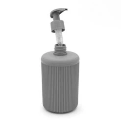 Accessori Bagno Appoggio In Set Completo 5 Pezzi Grigio In Plastica Ring -Stile Bagno 82683722 5