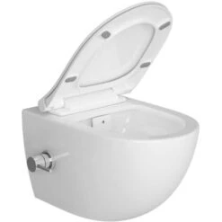 Swiss Aqua Technologies WC Senza Bride Infinitio Con Funzione Bidet + Sedile Softclose (SATINF011RREXPBFC)