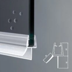 Guarnizione Box Doccia Con Gocciolatoio | Vetro 6mm 8mm EC-204