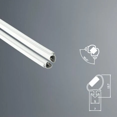 Guarnizione Magnetica Box Doccia In Gomma EC-MAG-367 Angolo 90° Colore: Bianco 1 Guarnizione Magnetica Box Doccia In Gomma EC-MAG-367 Angolo 90° Colore: Bianco