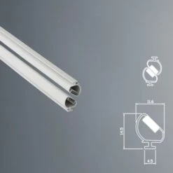 Guarnizione Magnetica Box Doccia In Gomma EC-MAG-3322 Colore: Bianco