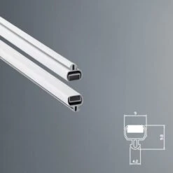 Guarnizione Magnetica Box Doccia In Gomma EC-MAG-03 Colore: Bianco