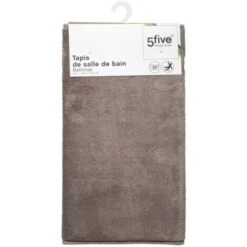 Tappetino In Memory Foam Colorama Color Tortora - Tappetino Da Bagno Taupe, Polistirolo E Polietilene, Dimensioni 80x50 Cm - 5 Five Simply Smart -Stile Bagno 83777015 3