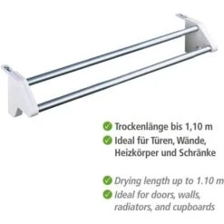 Stendibiancheria Per Radiatore Twin WENKO -Stile Bagno 8415763 3