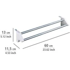 Stendibiancheria Per Radiatore Twin WENKO -Stile Bagno 8415763 4