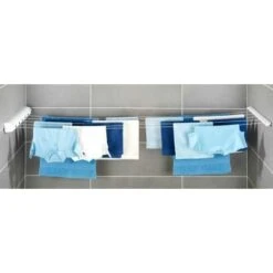 Stendibiancheria Estensibile Da Muro WENKO -Stile Bagno 8426845 4