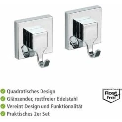 Vacuum-Loc® Gancio Da Parete Quadro WENKO -Stile Bagno 8439950 3