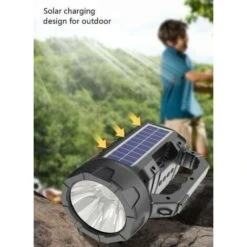 TORCIA SPEAKER CASSA BLUETOOTH 5W RICARICA SOLARE RADIO FM MP3 PORTATILE BDL-235 -Stile Bagno 85262465 4