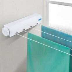 Stendibiancheria Retrattile Automatico A Quattro/cinque Fili (quattro Linee). -Stile Bagno 85320798 3