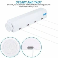 Stendibiancheria Retrattile Automatico A Quattro/cinque Fili (quattro Linee). -Stile Bagno 85320798 4