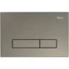 PULSANTE PER SUPPORTO SET DA INCASSO WC H Gun Grey