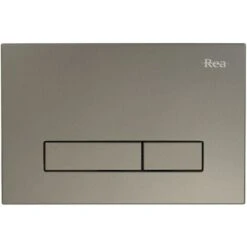 PULSANTE PER SUPPORTO SET DA INCASSO WC H Gun Grey