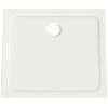 Vassoio Doccia Design Bianco 90x80x3cm