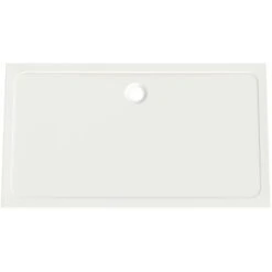 Vassoio Doccia Design Bianco 160x90x3cm