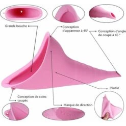 BETT Orinatoio Femminile Portatile Piss Standing Portatile Per Donna Orinatoio A Imbuto Discreto E Riutilizzabile Per Attività All'aperto, Gite, Gite, Campeggio, Viaggi -Stile Bagno 85906245 4