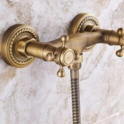 BETTE Miscelatore A Parete In Ottone Per Vasca, Doccia, Rubinetto Bagno Vintage -Stile Bagno 85906954 3