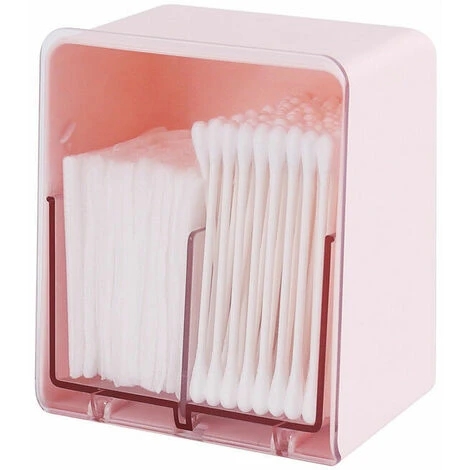 Scatola Per Tamponi Di Cotone, BR-Life 2 Sezioni Con Coperchio Contenitore Per Tamponi Di Cotone Tamponi Di Cotone, Per Bancone Da Toeletta Per Il Bagno Home Office Desktop Storage (rosa) 1 Scatola Per Tamponi Di Cotone, BR-Life 2 Sezioni Con Coperchio Contenitore Per Tamponi Di Cotone Tamponi Di Cotone, Per Bancone Da Toeletta Per Il Bagno Home Office Desktop Storage (rosa)