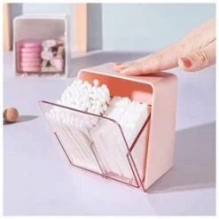 Scatola Per Tamponi Di Cotone, BR-Life 2 Sezioni Con Coperchio Contenitore Per Tamponi Di Cotone Tamponi Di Cotone, Per Bancone Da Toeletta Per Il Bagno Home Office Desktop Storage (rosa) 8 Scatola Per Tamponi Di Cotone, BR-Life 2 Sezioni Con Coperchio Contenitore Per Tamponi Di Cotone Tamponi Di Cotone, Per Bancone Da Toeletta Per Il Bagno Home Office Desktop Storage (rosa) -Stile Bagno 85908734 4