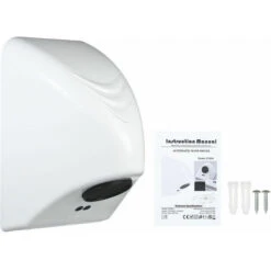 GTA Asciugamani Elettrico Commerciale Automatico 600W Asciugamani Menage Dispositivo Di Asciugatura Bagno Ventilatore A Vento Caldo Copertura In Plastica -Stile Bagno 86179412 3