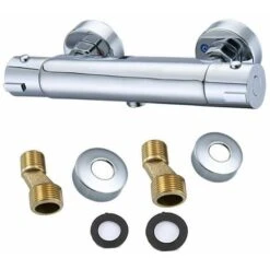 Miscelatore Doccia Termostatico Miscelatore Termostatico In Ottone Cromato Con