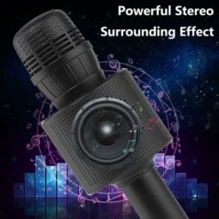 Giocattoli Karaoke Con Microfono Wireless Per Bambini O Neonati, Altoparlante Bluetooth Portatile (nero) -Stile Bagno 86524617 3