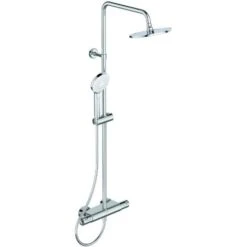 Ideal Standard A7230AA Ceratherm T50 Colonna Doccia Con Miscelatore Termostatico Esterno, Cromo