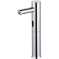 Homssy - Rubinetto Elettronico Per Lavabo (Alto) L1, Rubinetto Con Sensore Automatico 1 Acqua (fredda)