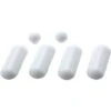 WENKO Paracolpi Per Sedile WC 6 Pezzi - 6 Pezzi, Plastica, 1.7 X 1.3 X 4.5 Cm, Bianco